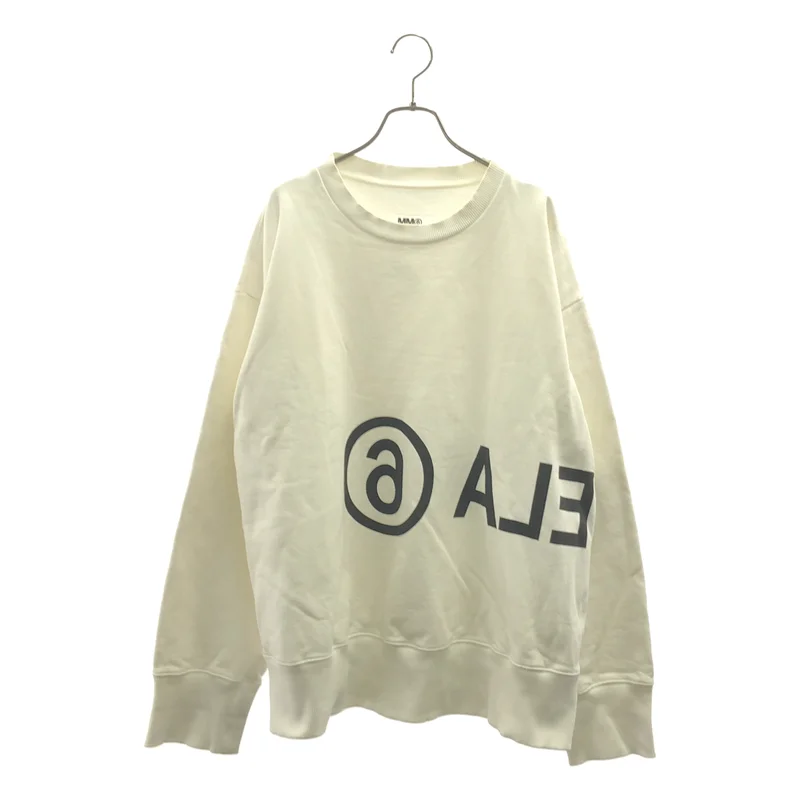 MM6 Maison Margiela / エムエムシックスメゾンマルジェラ | 2019AW | オーバーシルエット ロゴ スウェット トレーナー | M | レディース