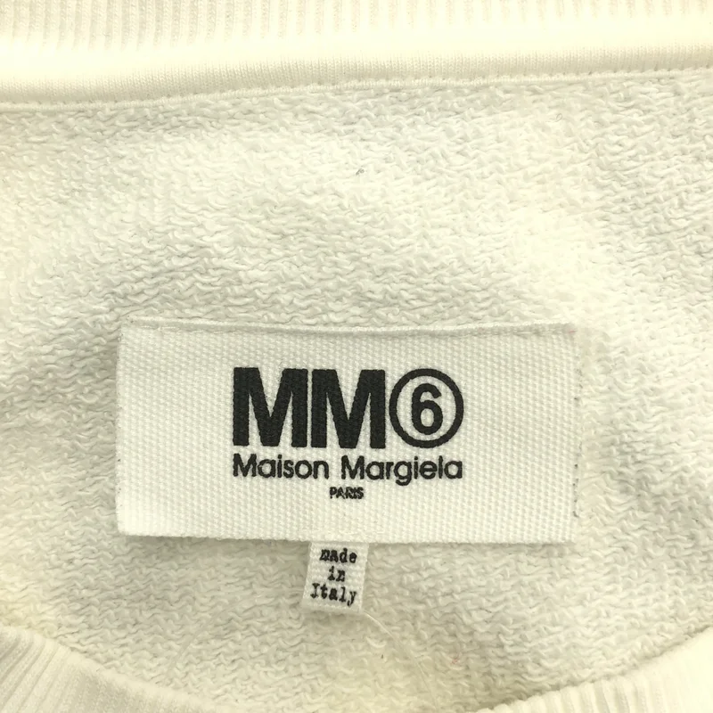 MM6 Maison Margiela / エムエムシックスメゾンマルジェラ | 2019AW | オーバーシルエット ロゴ スウェット トレーナー | M | レディース