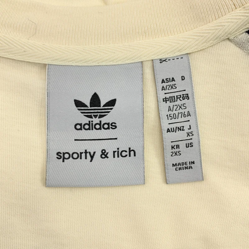 SPORTY&RICH / スポーティーアンドリッチ | × adidas ライン カットソー | XS | レディース