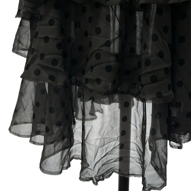 COMME des GARCONS / コムデギャルソン | 2013SS | 特殊加工 ドット シアー ギャザー スカート | S | レディース