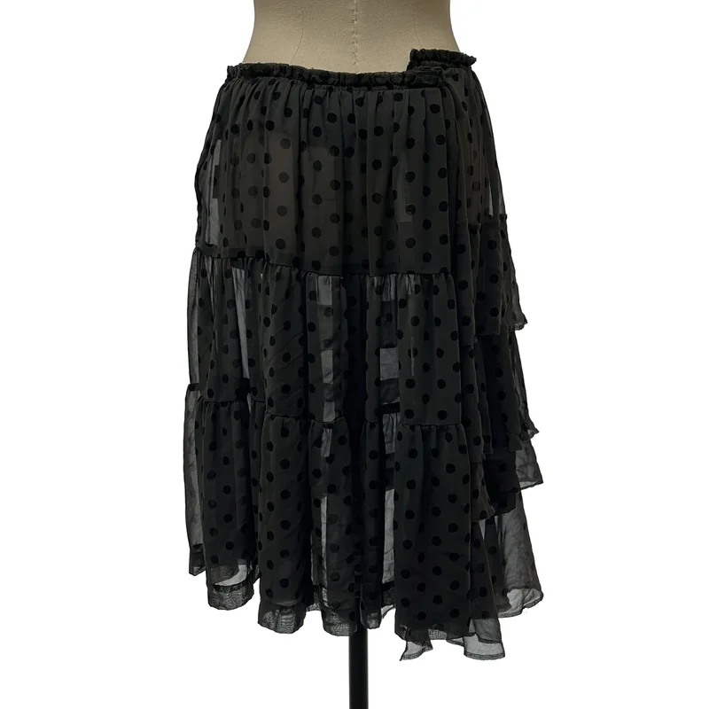 COMME des GARCONS / コムデギャルソン | 2013SS | 特殊加工 ドット シアー ギャザー スカート | S | レディース