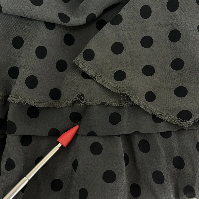 COMME des GARCONS / コムデギャルソン | 2013SS | 特殊加工 ドット シアー ギャザー スカート | S | レディース