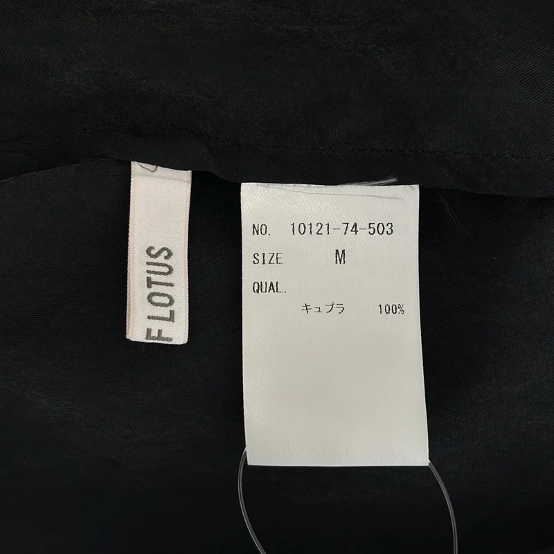 HOUSE OF LOTUS / ハウスオブロータス | キュプラ カットオフ Vネック 七分袖ワンピース | M | レディース