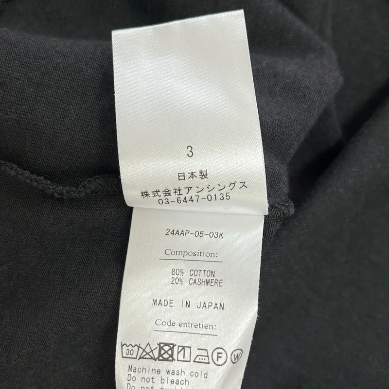 A.PRESSE / アプレッセ | 2024SS | Cashmere Blend S/S T-Shirt Tシャツ | 3 | メンズ