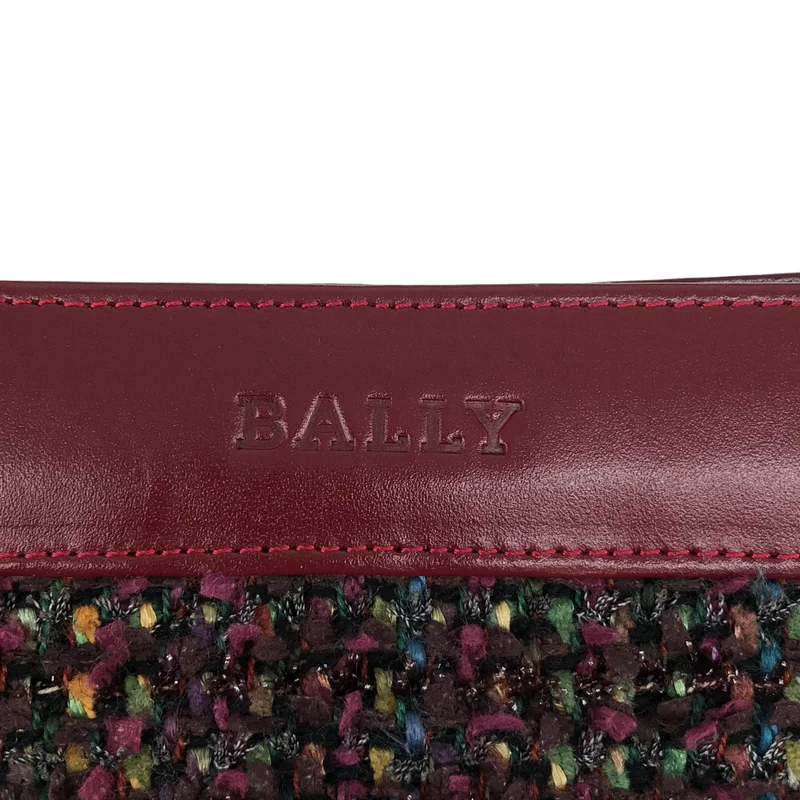 BALLY / バリー | ツイード レザーハンドル トートバッグ |