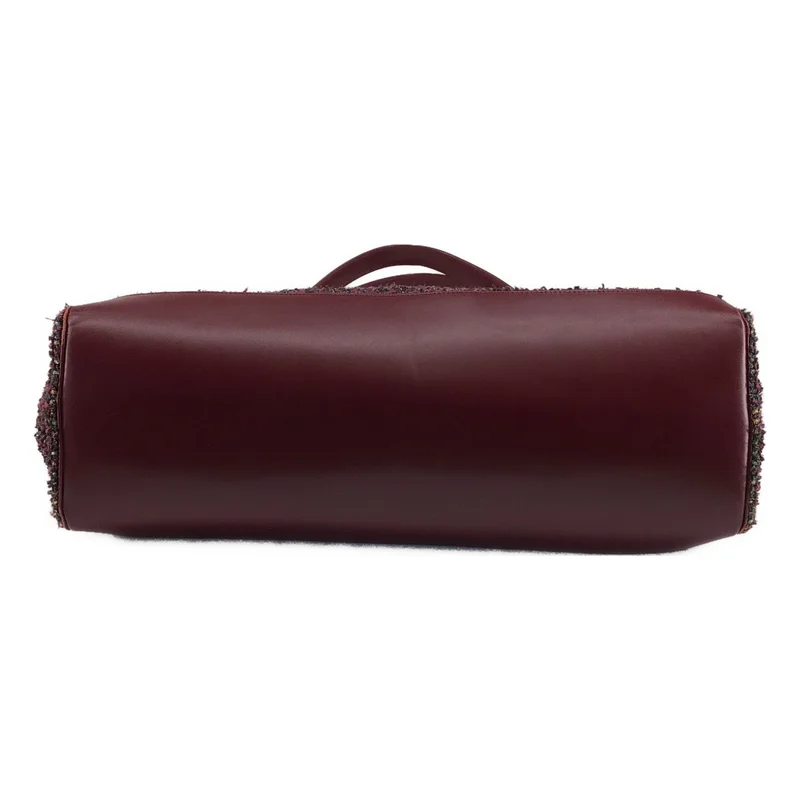 BALLY / バリー | ツイード レザーハンドル トートバッグ |