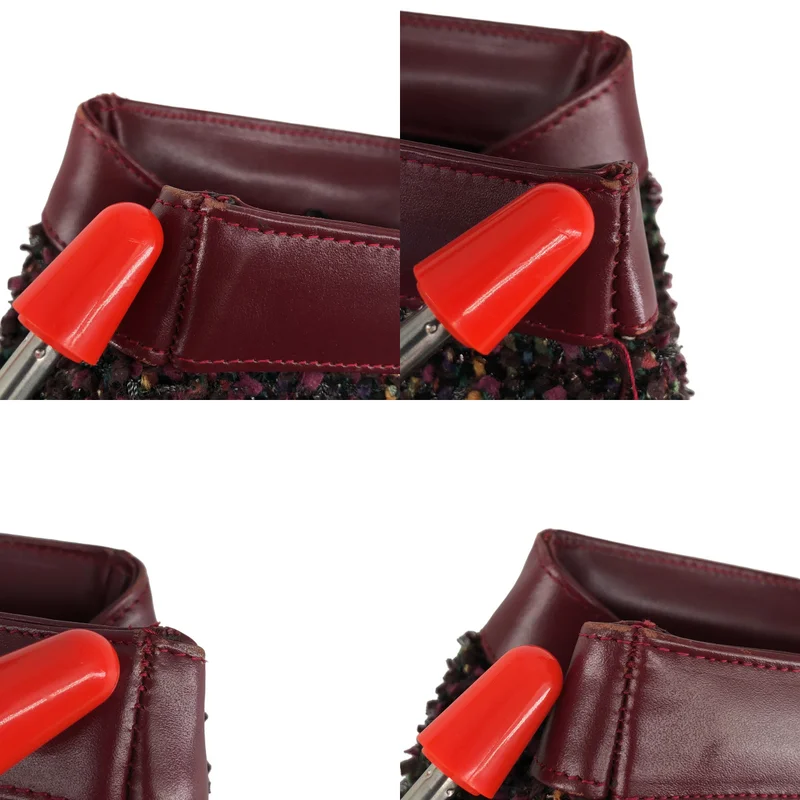 BALLY / バリー | ツイード レザーハンドル トートバッグ |