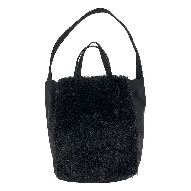 COMME des GARCONS HOMME PLUS / コムデギャルソンオムプリュス | エコファー 2WAY ハンド ショルダーバッグ |