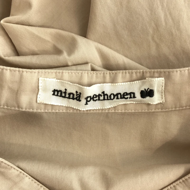mina perhonen / ミナペルホネン | 2025SS | choucho コットン バンドカラー シャツドレス | 36 | レディース