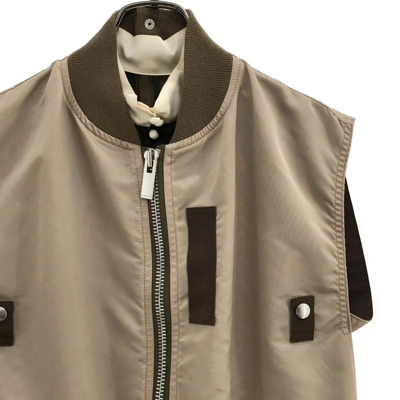 sacai / サカイ | MA-1 レイヤード ベスト | 1 | レディース
