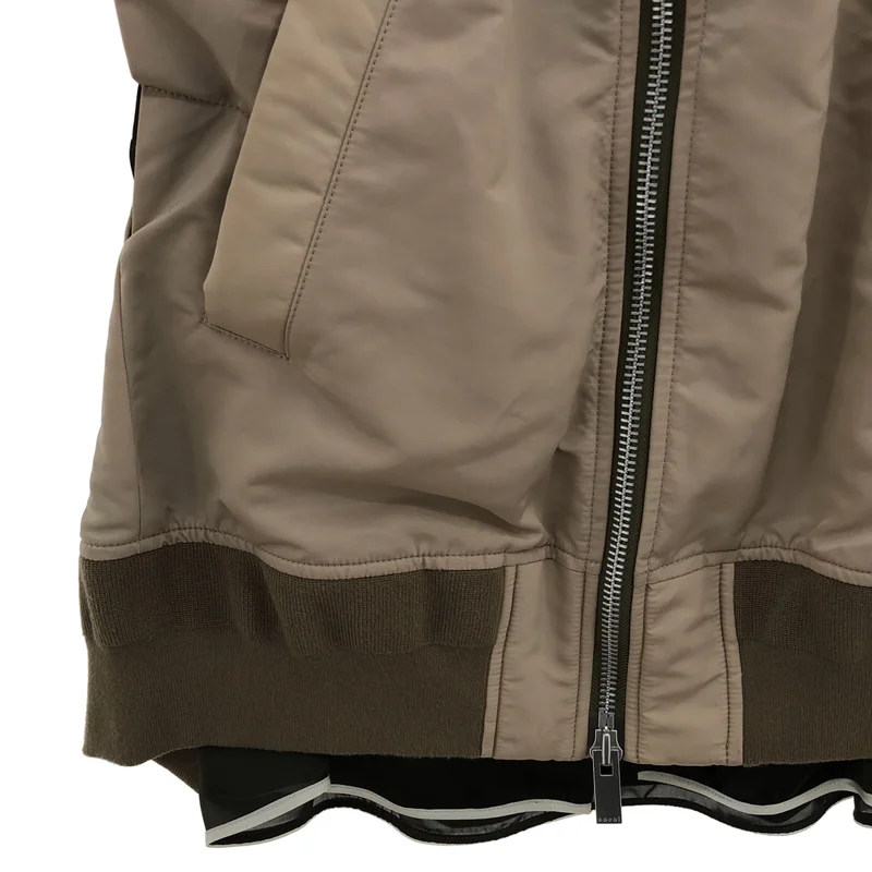 sacai / サカイ | MA-1 レイヤード ベスト | 1 | レディース