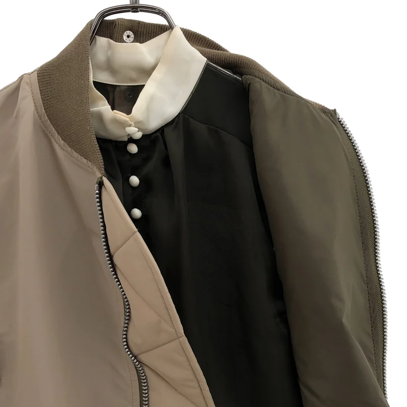 sacai / サカイ | MA-1 レイヤード ベスト | 1 | レディース