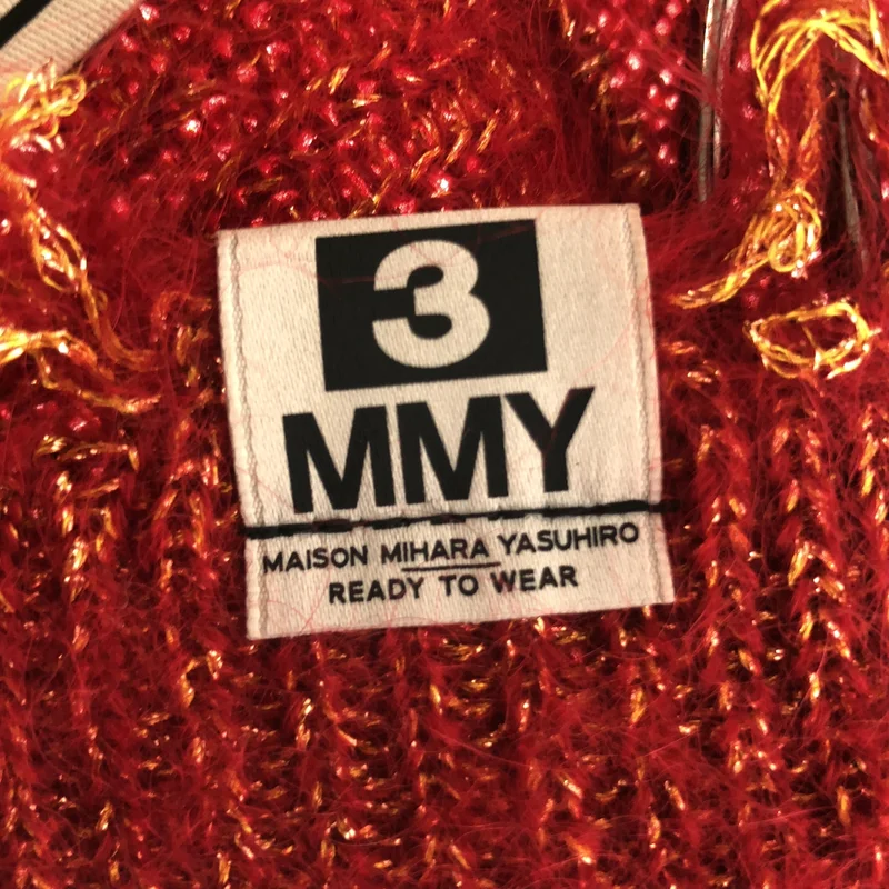 Maison MIHARA YASUHIRO / メゾンミハラヤスヒロ | DISTRESSED PULLOVER ラメモヘア クルーネックニット | 36 | レディース