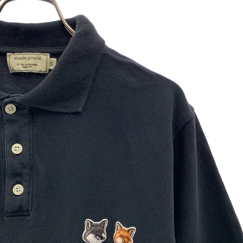 MAISON KITSUNE / メゾンキツネ | ダブルフォックス ポロシャツ | XS | メンズ