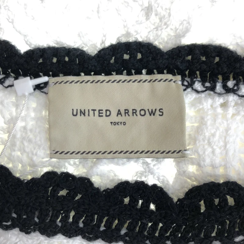 UNITED ARROWS / ユナイテッドアローズ | クロッシー エンブロイダリー ニット プルオーバー | F | レディース