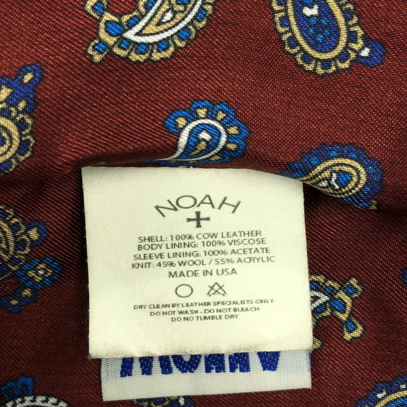 NOAH / ノア | ×Golden Bear / A-2 Leather Jacket レザー フライトジャケット | L | メンズ