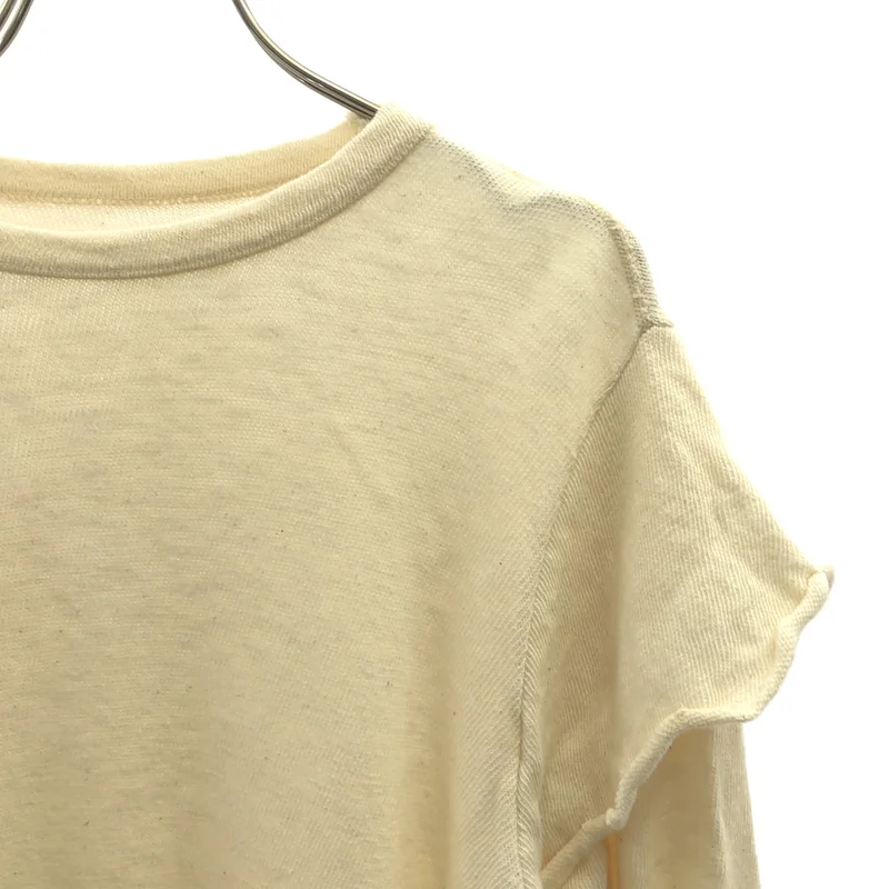 FUMIKA UCHIDA / フミカウチダ | GAUZE JERSEY DOUBLE SLEEVE TOP
