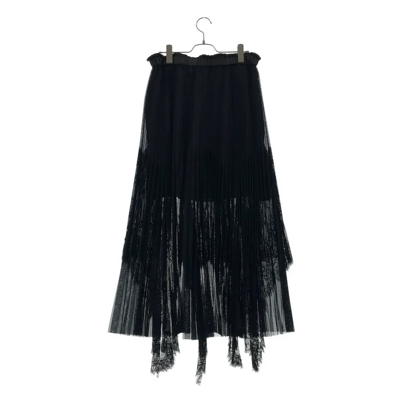 sacai / サカイ | レース プリーツ ロングスカート | 3 | レディース