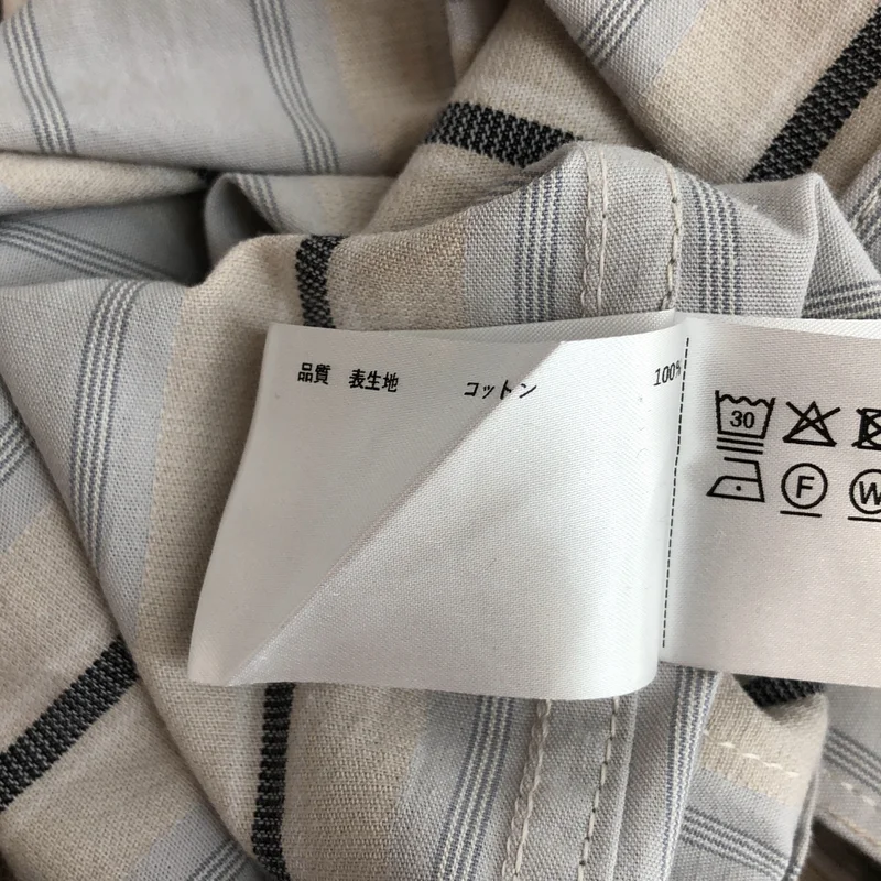SEVEN BY SEVEN / セブン バイ セブン | PAJAMA SHIRTS / コットン ストライプ パジャマシャツ | S | メンズ