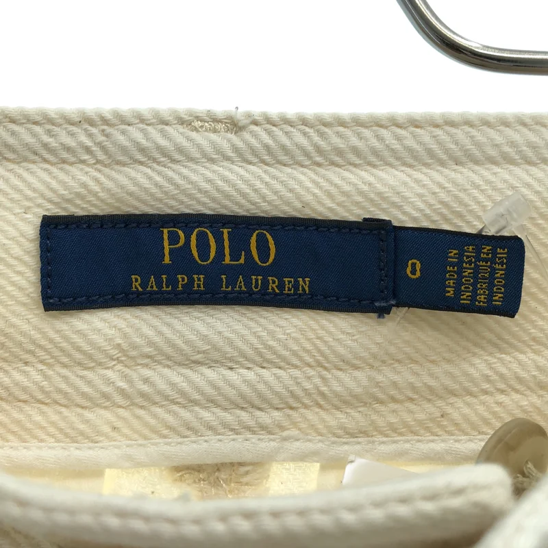 POLO RALPH LAUREN / ポロラルフローレン | コットン フリンジカーゴパンツ | 0 | レディース