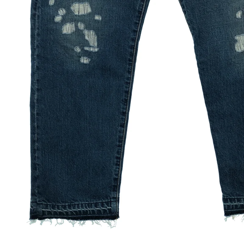 JUNYA WATANABE MAN / ジュンヤワタナベマン | 2025SS | DENIM PANTS リペア加工 カットオフ パンツ | L | メンズ