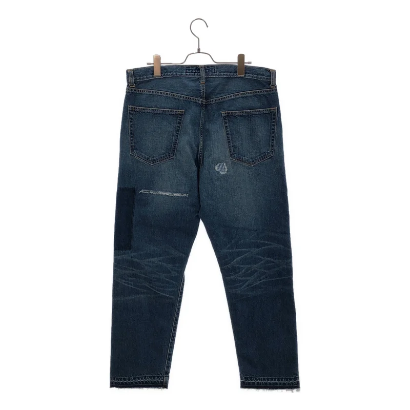 JUNYA WATANABE MAN / ジュンヤワタナベマン | 2025SS | DENIM PANTS リペア加工 カットオフ パンツ | L | メンズ