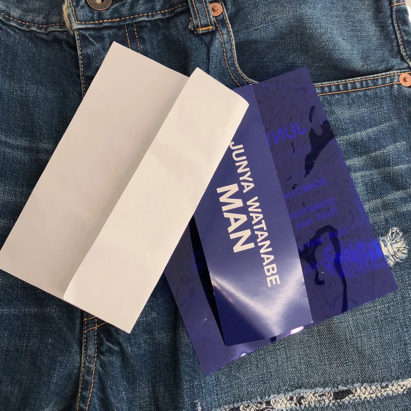 JUNYA WATANABE MAN / ジュンヤワタナベマン | 2025SS | DENIM PANTS リペア加工 カットオフ パンツ | L | メンズ