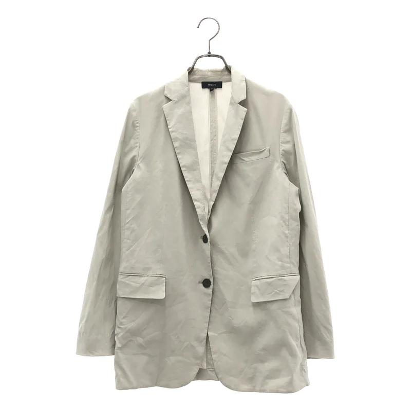 theory / セオリー | ECO CRUNCH WASH リネン ジャケット | 0 | レディース