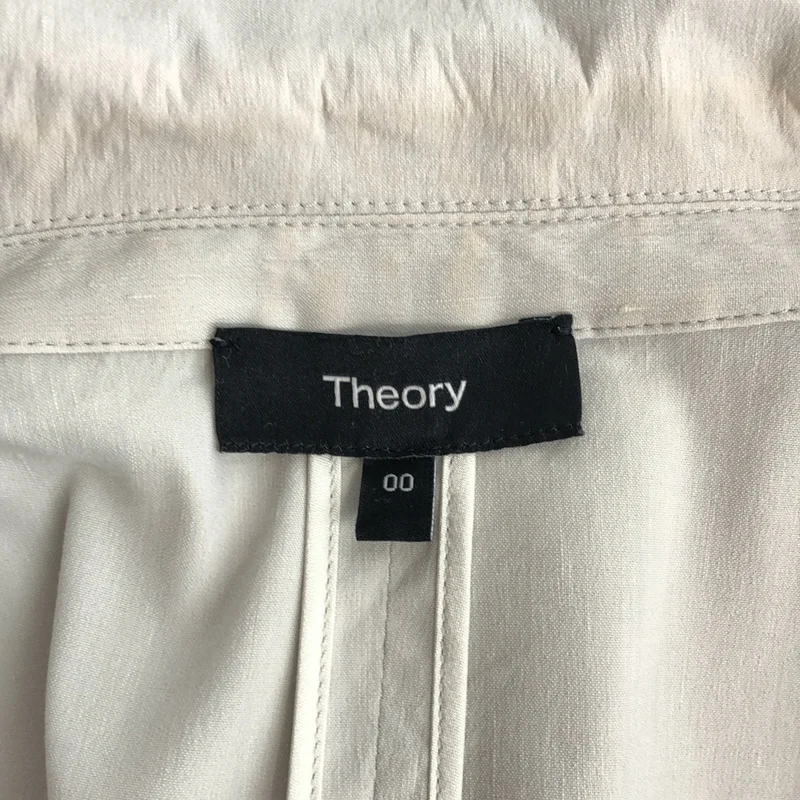 theory / セオリー | ECO CRUNCH WASH リネン ジャケット | 0 | レディース