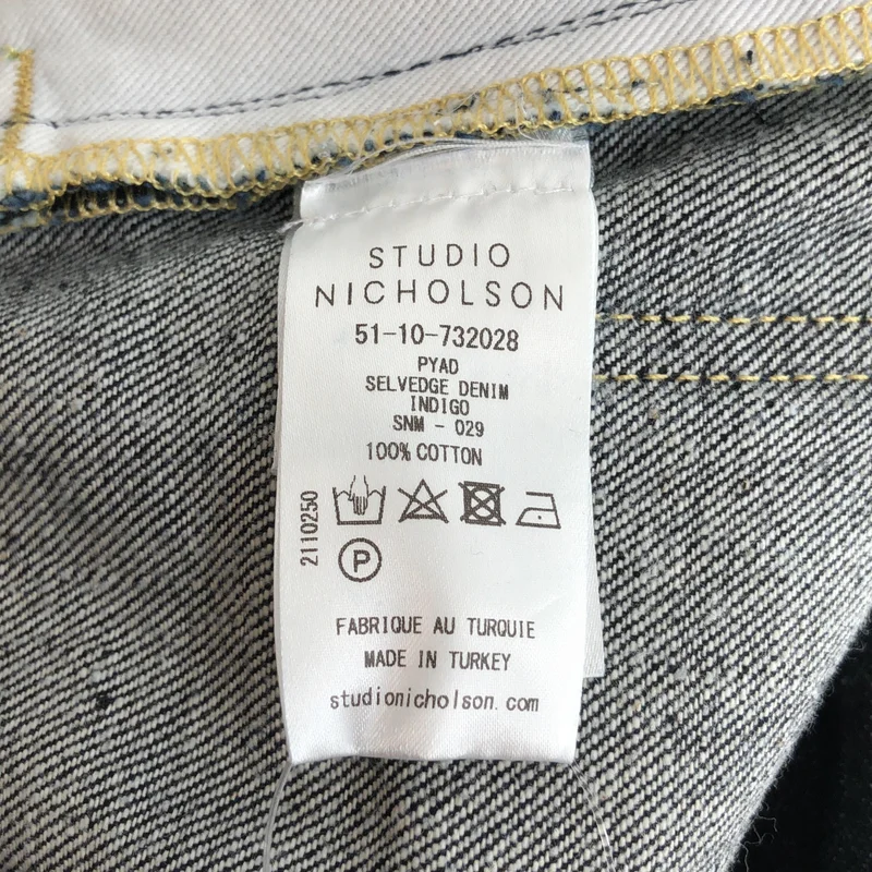 Studio Nicholson / スタジオニコルソン | SELVEDGE DENIM パンツ 51-10732028 | M | メンズ