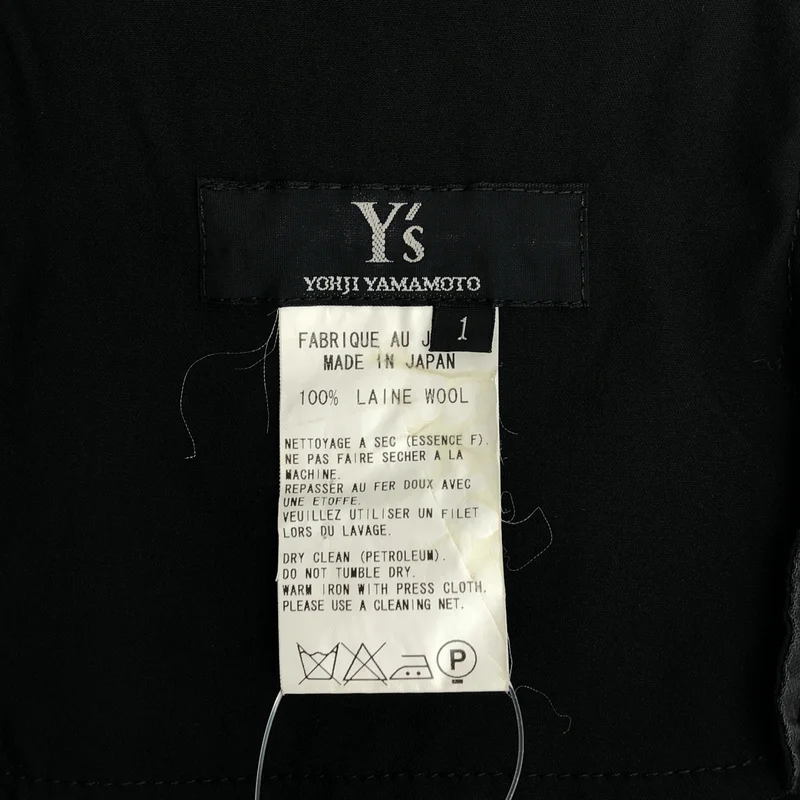 Y's / ワイズヨウジヤマモト | ジップ ワンピース YP-D23-111 | 1 | レディース