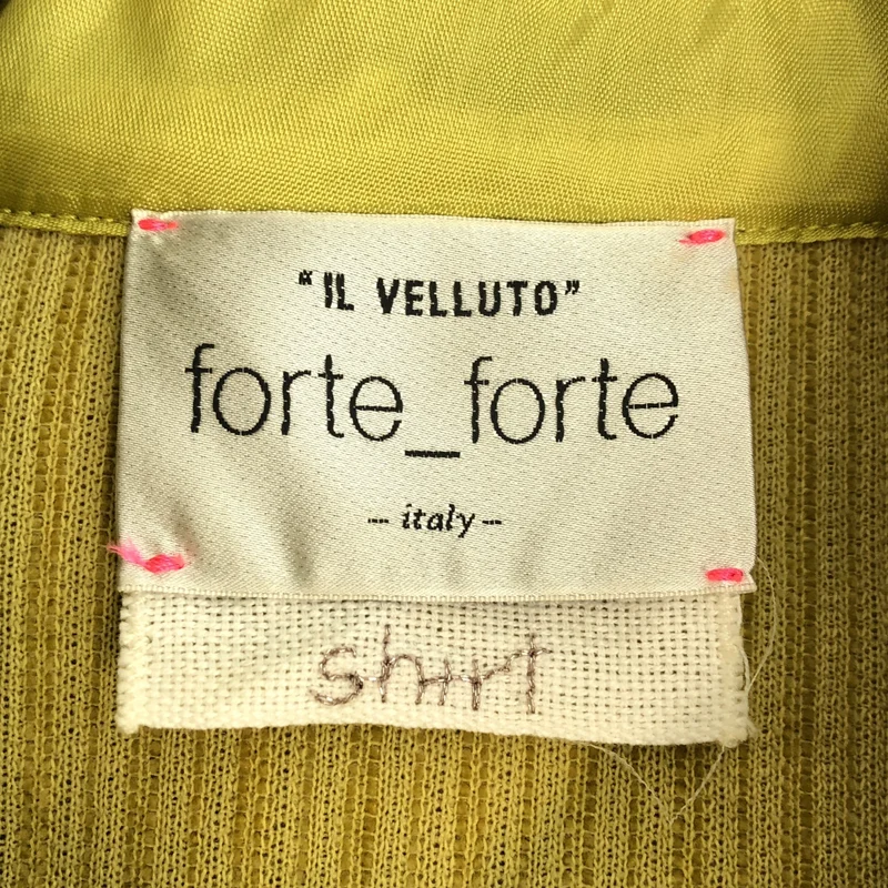 forte_forte / フォルテフォルテ | コーデュロイ スタンダードシャツ | 1 | レディース