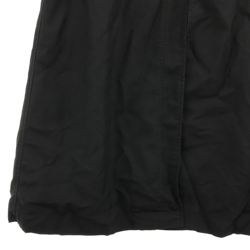 BLACK COMME des GARCONS / ブラックコムデギャルソン | 2021AW | ポリエステル縮絨 ライダース ロングジレ ベスト | S | レディース