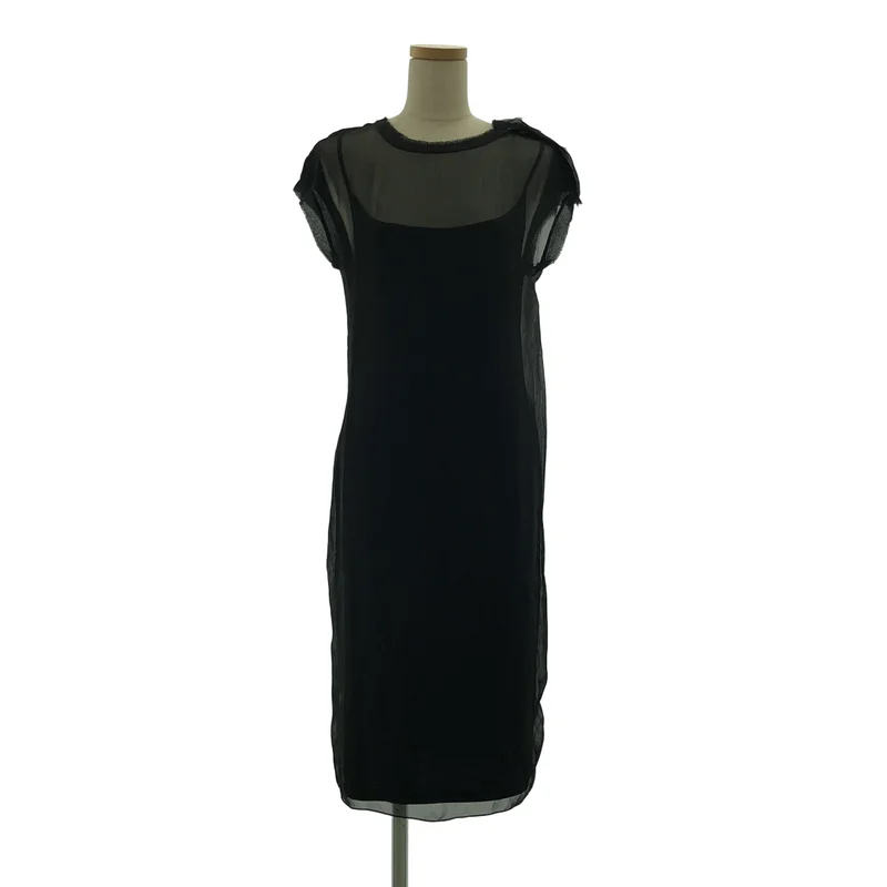 LANVIN / ランバン | ショルダージップ ドレス ワンピース | XS | レディース