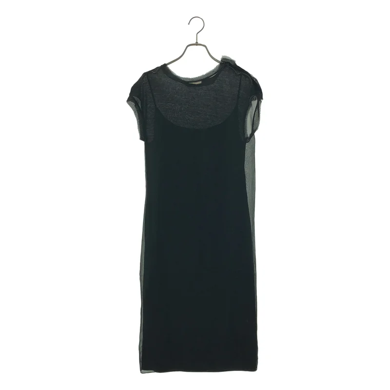 LANVIN / ランバン | ショルダージップ ドレス ワンピース | XS | レディース
