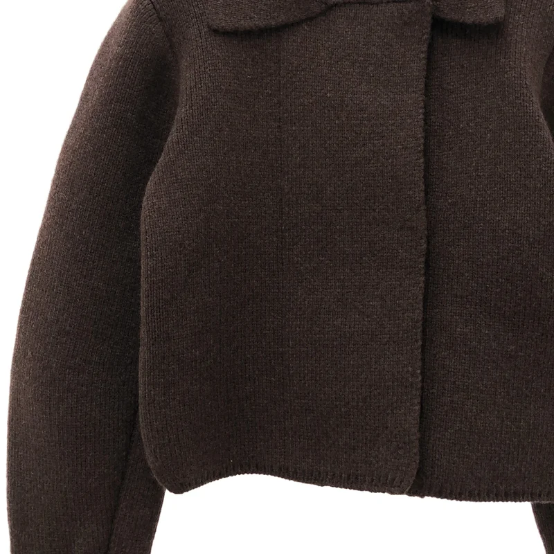 LEMAIRE / ルメール | FELTED BLOUSON ニットジャケット | S | レディース