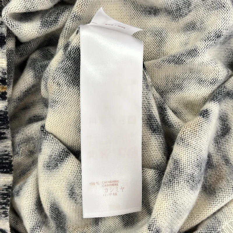 Louis Vuitton / ルイヴィトン | カシミヤ レオパード ショートスリーブ ニット ワンピース | M | レディース