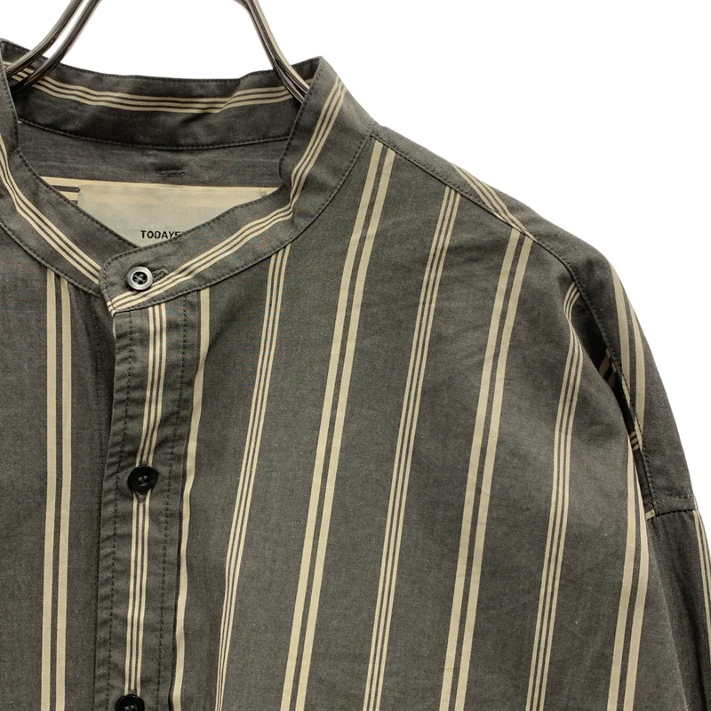 TODAYFUL / トゥデイフル | 2023AW | Stripe Over Shirts / コットン ストライプ オーバーシャツ | F | レディース