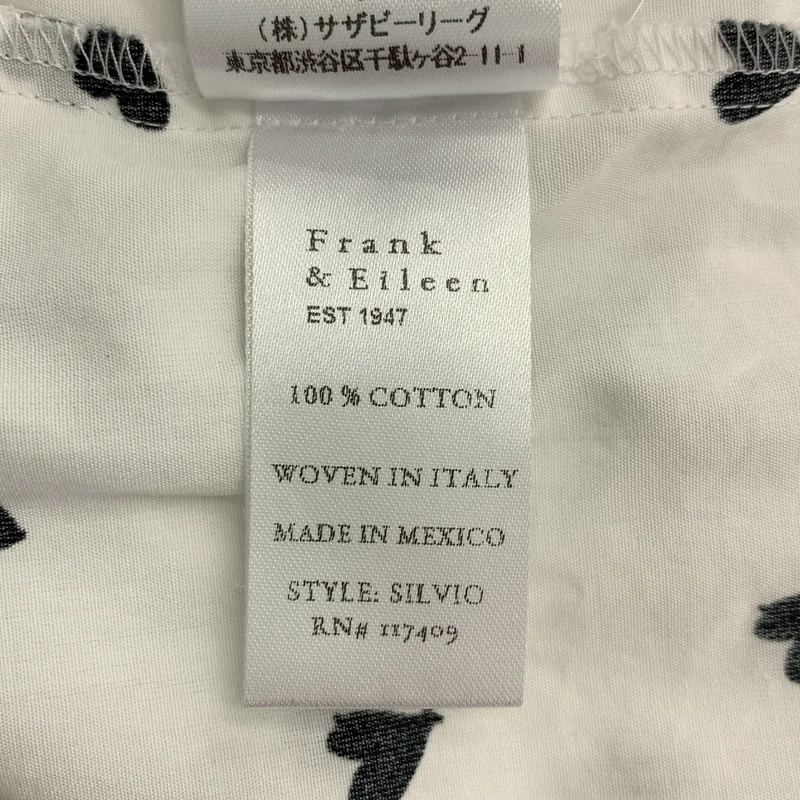 Frank&Eileen / フランクアンドアイリーン | 総柄 ハートロゴ シャツ ブラウス | XS | レディース