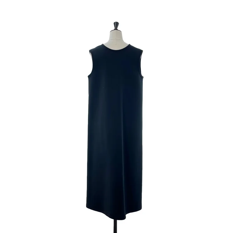 ISSEY MIYAKE / イッセイミヤケ | 2020AW | ボンディング グラフィックプリント ノースリーブ ジップアップワンピース |