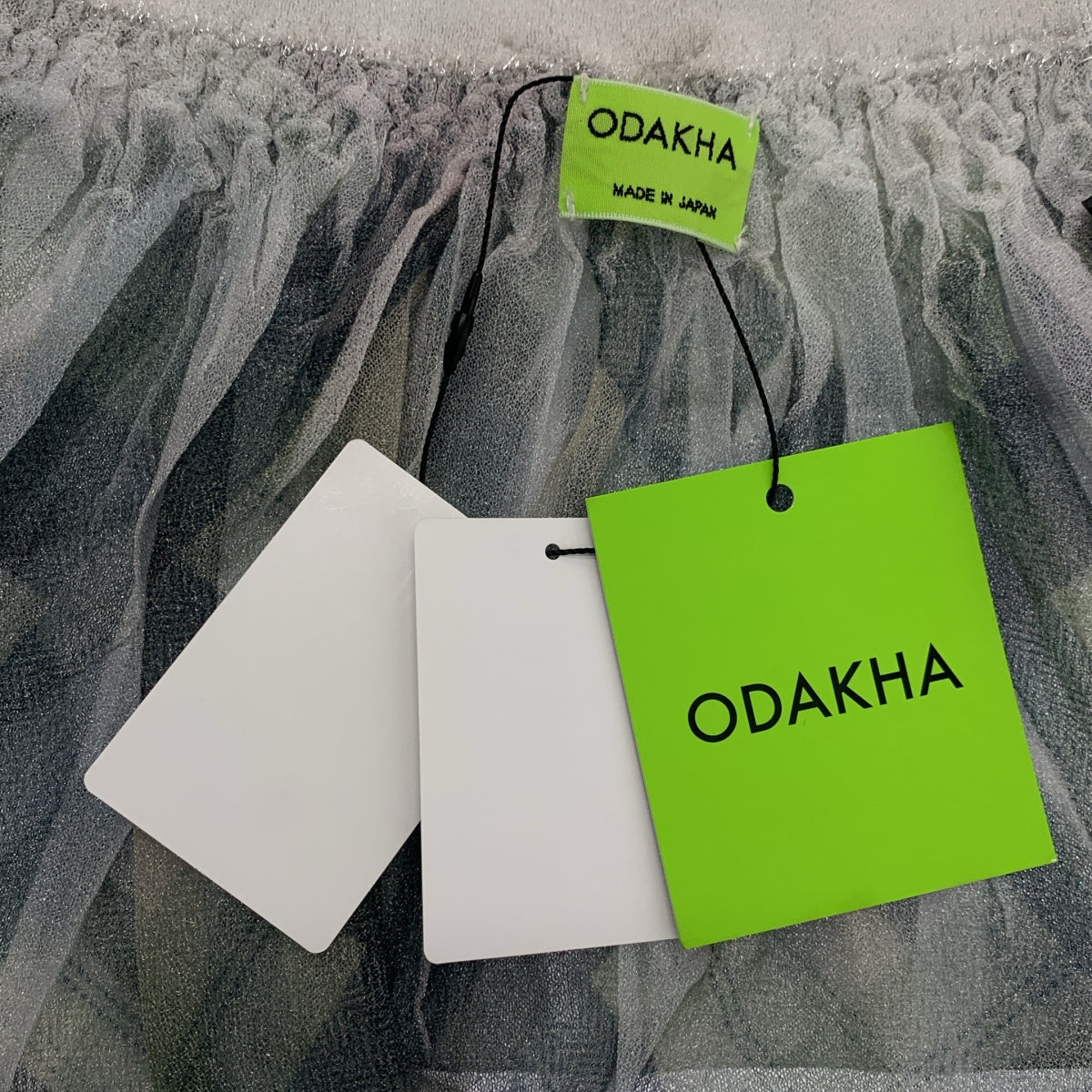美品】 ODAKHA / オダカ | 2025SS | セットアップ ボタンレス シアー