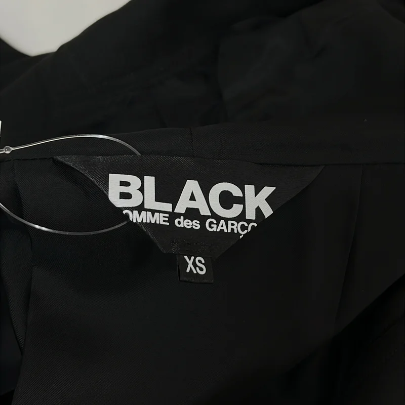 BLACK COMME des GARCONS / ブラックコムデギャルソン | 2017AW | 変形 オーバーシルエット シングルブレスト ジャケット | XS | レディース