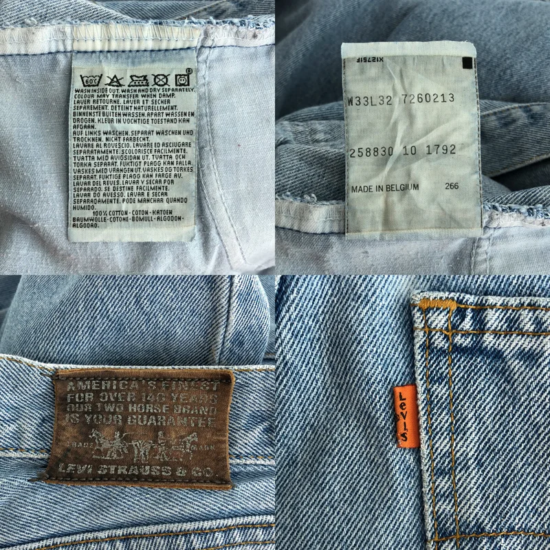 Levi's / リーバイス | ベルギー製 726 ワイド テーパード デニムパンツ | W33 | メンズ