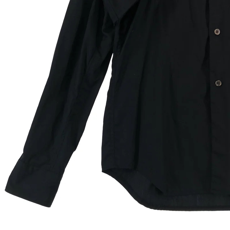 COMME des GARCONS / コムデギャルソン | 2015AW | コットン リボン ドッキング シャツ | XS | レディース