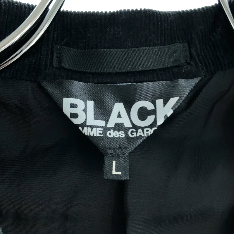 BLACK COMME des GARCONS / ブラックコムデギャルソン | 2013AW | コーデュロイ ペイズリージャガード 切替 テーラードジャケット | L | メンズ