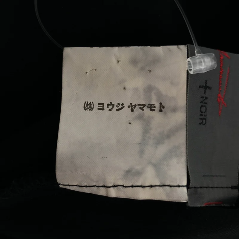 YOHJI YAMAMOTO +NOIR / ヨウジヤマモトプリュスノアール | シルク サイドジップ ノースリーブ アシンメトリーワンピース | 1 | レディース