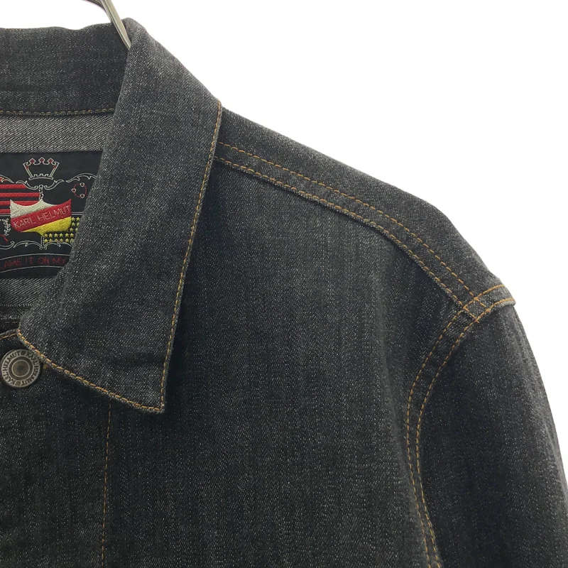 karl helmut / Karl Helm | Bear Embroidery Denim Jacket | S