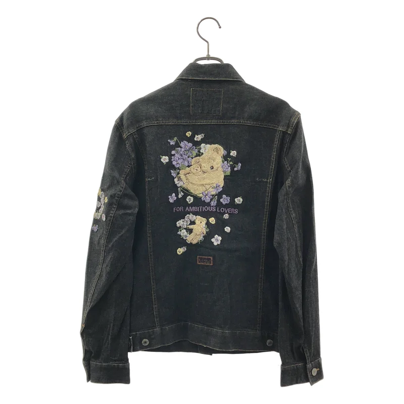 karl helmut / Karl Helm | Bear Embroidery Denim Jacket | S
