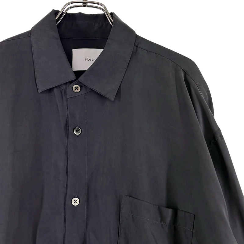 stein / シュタイン | OVERSIZED CUPRO LS SHIRT / キュプラ オーバーサイズドシャツ | S | メンズ