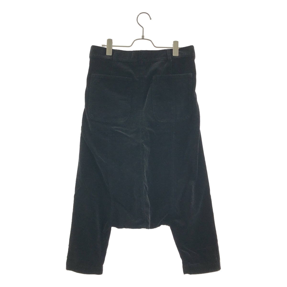 コムコム　COMME des GARCONS ベロア サルエルパンツ ブラック COMME des GARCONS COMME des GARCONS / コムコム | AD2005 | コットン
